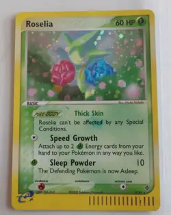 Roselia ⭐ 9/97 Rare Dragon EX Holo swirl Pokemon - Image 2
