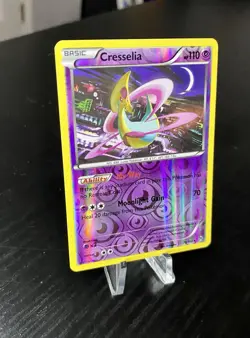Cresselia 70/162 Rev Reverse Holo XY Breakthrough Pokemon NM Rare - Image 2