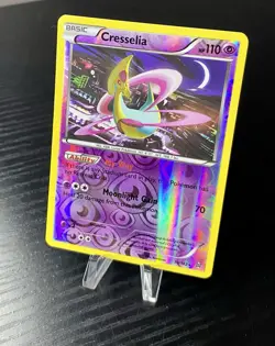 Cresselia 70/162 Rev Reverse Holo XY Breakthrough Pokemon NM Rare - Image 3