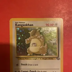 Pokemon TCG Kangaskhan Jungle 5/64 Holo Unlimited Holo Rare MP - Image 2