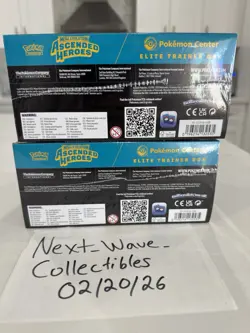 Pokemon TCG - Ascended Heroes Pokemon Center ETB Elite Trainer Box Lot 2 IN-HAND - Image 5