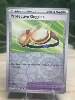 Protective Goggles 164/165 Reverse Holo Uncommon English 151 Pokemon Card NM - Image 1