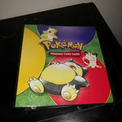 Vintage 1999 Pokemon TCG 3-Ring Binder Ultra Pro WOTC Snorlax Mewtwo AS IS - Image 1