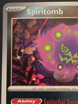 Pokemon TCG: Mega Evolution - Spiritomb (087/132) League Promo *DMG* - Image 2