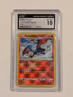 Pokemon (2023) Radiant Charizard Holo Crown Zenith 020/159 CGC 10 - Image 1
