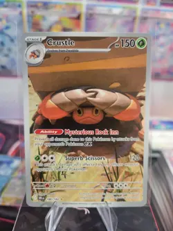 Crustle 186/182 SV10 Destined Rivals Illustration Rare Pokemon TCG NM - Image 1