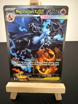 Mega Charizard X EX SIR 125/094 (English) Phantasmal Flames Pokemon TCG - Image 1