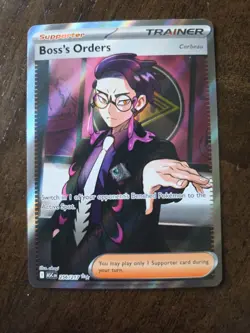 Boss's Order 256/217 Full Art Pokemon Ascended Heroes NM - Image 1