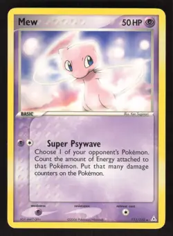 Pokemon TCG Holon Phantoms Mew #111/110 - Image 1