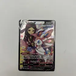 Sylveon V TG14/TG30 Swsh09 Brilliant Stars Trainer Gallery Full Art 2022 Pokemon - Image 1