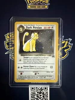 Pokemon Dark Persian #17 WOTC Black Star Promo Holo- NM-/LP+ - Image 1