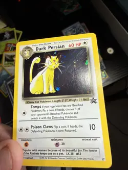 Pokemon Dark Persian #17 WOTC Black Star Promo Holo- NM-/LP+ - Image 4