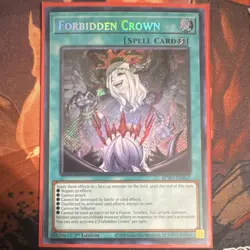 Konami Forbidden Crown Spell Foil 1st Edition Burst Protocol Yu-Gi-Oh! - Image 1