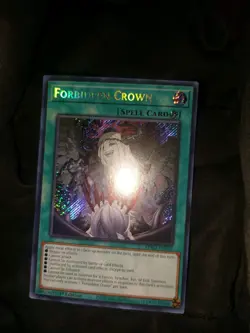 Yugioh Forbidden Crown BPRO-EN067 Secret Rare 1st Edition NM - Image 1