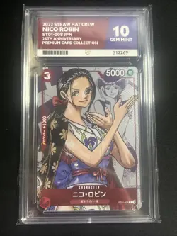 Nico Robin ST01-008 - 25th Anniversary - One Piece - Japanese ACE 10 - Image 1