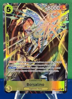 Borsalino (Alt Art) SR EB04-058 One Piece Adventure on Kami’s Island - Near Mint - Image 1