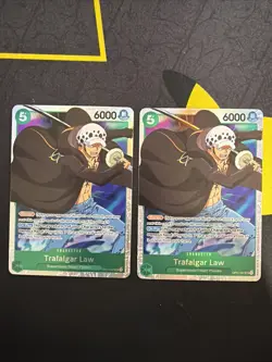 Trafalgar Law OP01-047 SR PRB01 The Best One Piece Card Game NM English x2 - Image 1