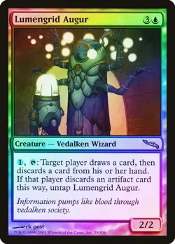 Lumengrid Augur FOIL Mirrodin NM Blue Rare MAGIC THE GATHERING CARD ABUGames - Image 1