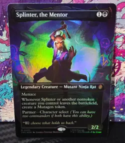 magic the gathering - FOIL! - Splinter, the Mentor - Legendary Creature - Mythic - Image 1