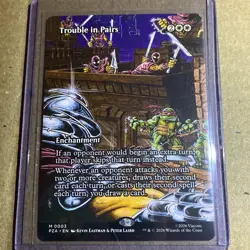 Teenage Mutant Ninja Turtles Trouble in Pairs Enchantment Borderless Card M0093 - Image 1