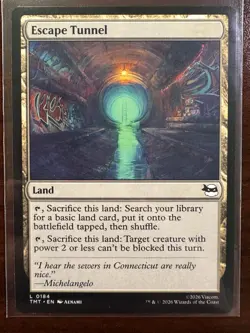 MTG Teenage Mutant Ninja Turtles #0184 Escape Tunnel - Land - Image 1