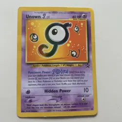 Pokemon TCG Unown [J] 38 Non Holo Promo Wizards Black Star Promos - Image 1