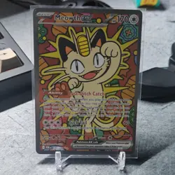 Pokemon TCG Meowth EX Full Art Foil Cat POR 121/088 170 HP English - Image 1