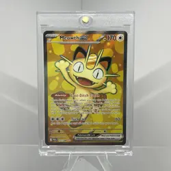Meowth ex 107/088 FULL ART ULTRA RARE HOLO Perfect Order Me03 Pokemon English 🔥 - Image 1