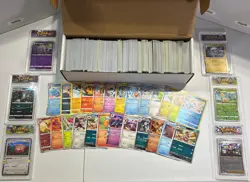 Official Pokemon Card Lot of approximately 800, and 6 “Slabs” - Image 1