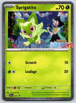 Sprigatito - Grand Adventure Promo SVP 191 Pokemon Card NM - Image 1