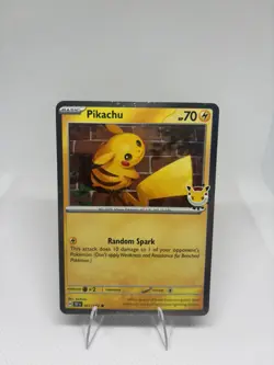 Pikachu 051/162 Pokemon Day 2026 - Anniversary Stamped NM - Image 1