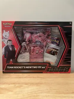 Pokemon TCG Team Rocket’s Mewtwo ex Box Factory Sealed 4 Packs - Image 1