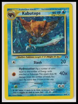 Pokemon Neo Discovery Kabutops 6/75 Holo - Image 1