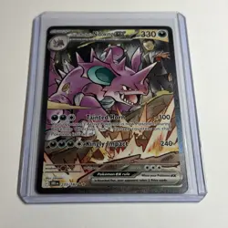 Pokemon: Team Rocket's Nidoking ex 233/182 Sv10: Destined Rivals Holo - Image 1