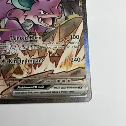 Pokemon: Team Rocket's Nidoking ex 233/182 Sv10: Destined Rivals Holo - Image 5