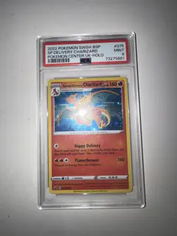Pokemon Sword & Shield Special Delivery Charizard Holo SWSH075 Promo PSA 9 - Image 4