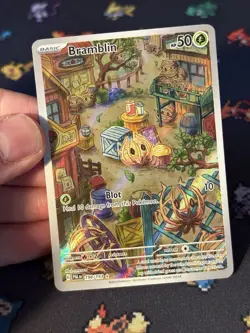 Pokemon Cards Bramblin 198/193 Illustration Rare Paldea Evolved - (NM) - Image 2