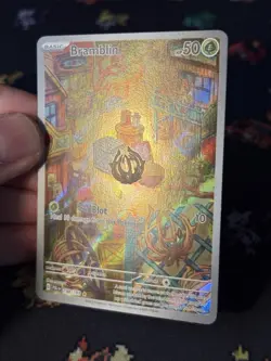 Pokemon Cards Bramblin 198/193 Illustration Rare Paldea Evolved - (NM) - Image 3