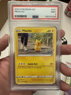 PSA 9 Pikachu #027 Pokemon Go - Image 1