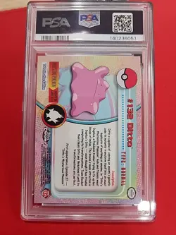 2000 TOPPS CHROME POKEMON T.V. #132 DITTO PSA 10 GEM MINT MODERN GRADE STUNNER - Image 2