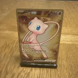 Pokemon TCG - S&V 151 - 205/165 Mew - Metal UPC Promo - NM/M - Image 1