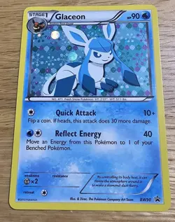 Glaceon BW90 Holo 2013 Black Star Promos Black & White Pokemon Card - Image 1