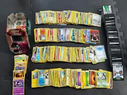 Pokemon Card Collection Heavily Played Cards Random Assorted Years 3.8lbs - Image 1