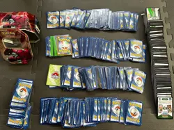 Pokemon Card Collection Heavily Played Cards Random Assorted Years 3.8lbs - Image 3