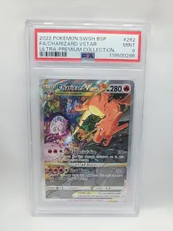 Fa/Charizard Vstar 2022 Pokemon Swsh Black Star Promo #SWSH262 PSA 9 - Image 1