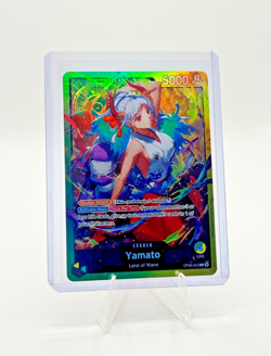 One Piece CCG - Yamato #OP06-022 | Green/Yellow Leader Foil Card, NM - Image 1