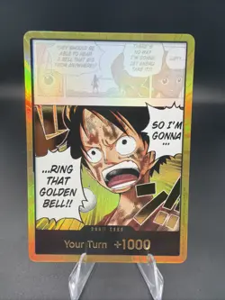One Piece Gold DON!! OP15 Luffy Golden Bell - Adventure On Kamis Island ENGLISH - Image 1