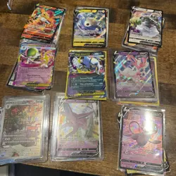 POKEMON CARD LOT COLLECTION 63 CARDS OVER 230 DOLLAR VALUE MODERN AR FULL ART EX - Image 4