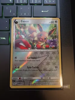 Pokemon Card - Eevee - 48/68 - Hidden Fates - 2019 - REVERSE HOLO - Image 1