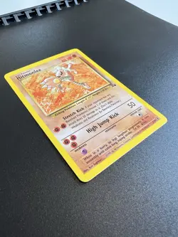 Hitmonlee 22/62 Fossil Set Unlimited 1999 Pokemon Card Rare NM - Image 3